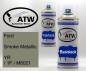 Preview: Ford, Smoke Metallic, YR / 1F / M6021: 400ml Sprühdose + 400ml Klarlack - Set, von ATW Autoteile West.